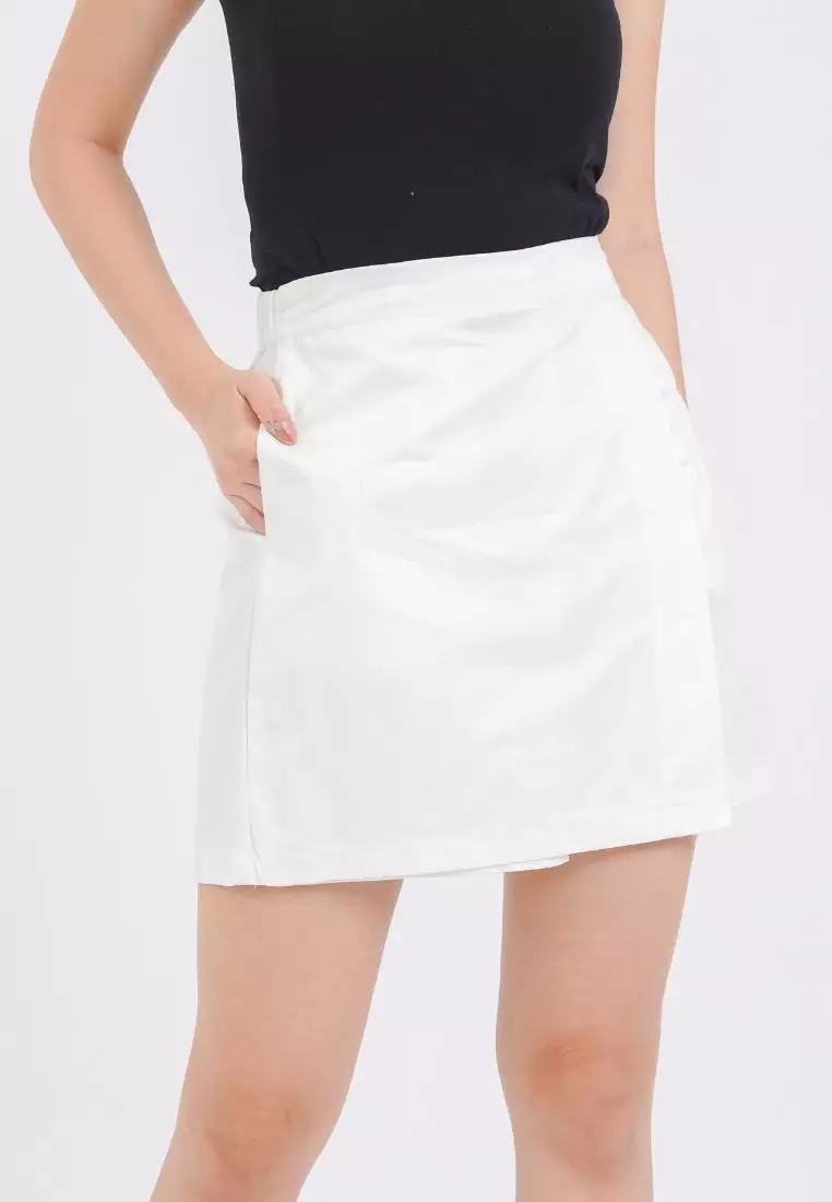 Plus Size Skort Yeo Jin Broken White