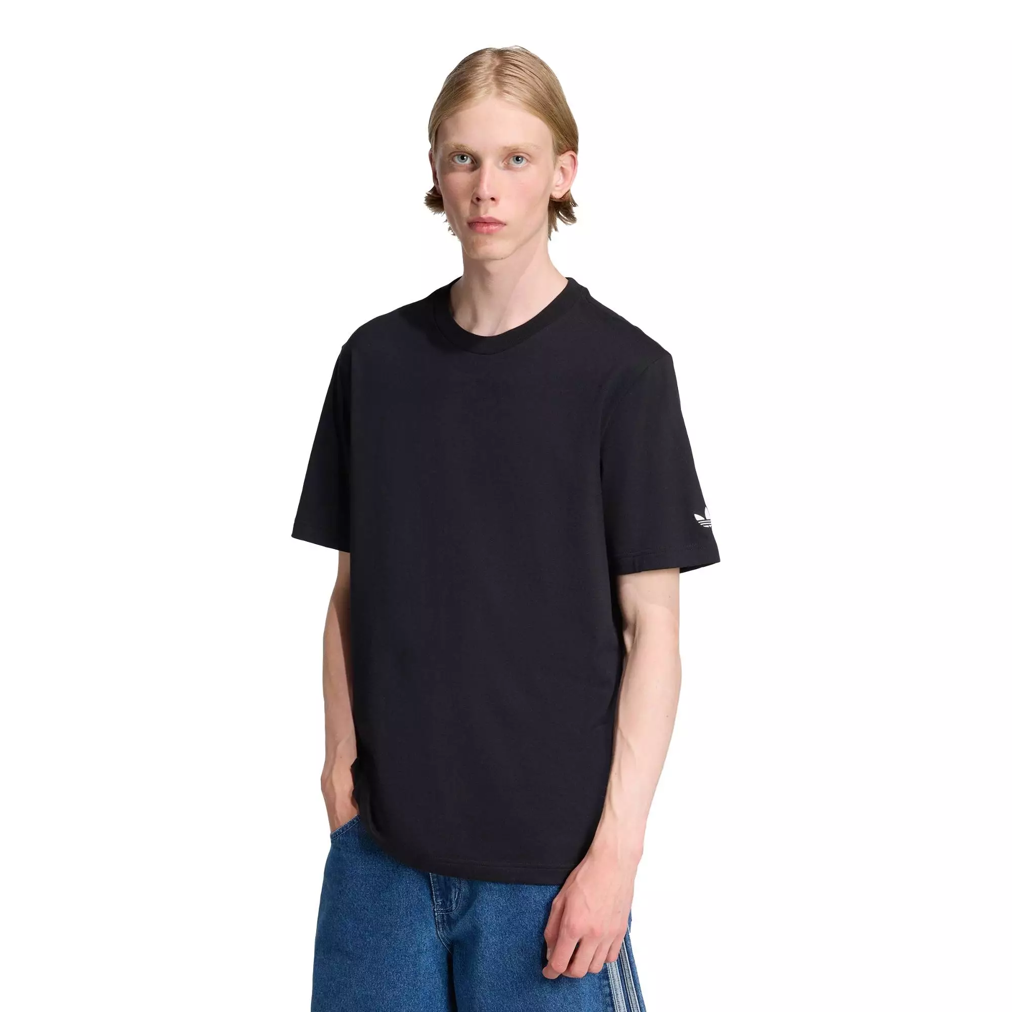 Lifestyle M BLANK TEE Men Black KD4066