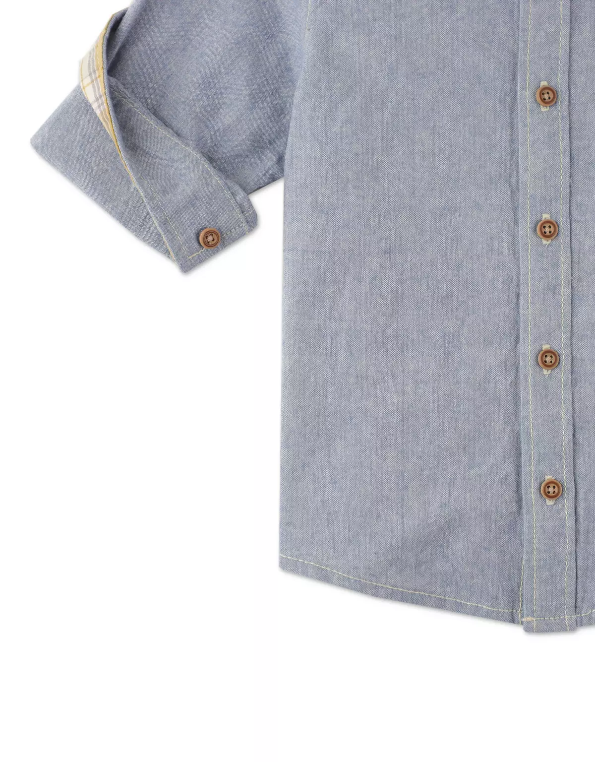 Gingersnaps The Hippie Patch Woven Shirt - Kemeja Anak Laki (Biru)