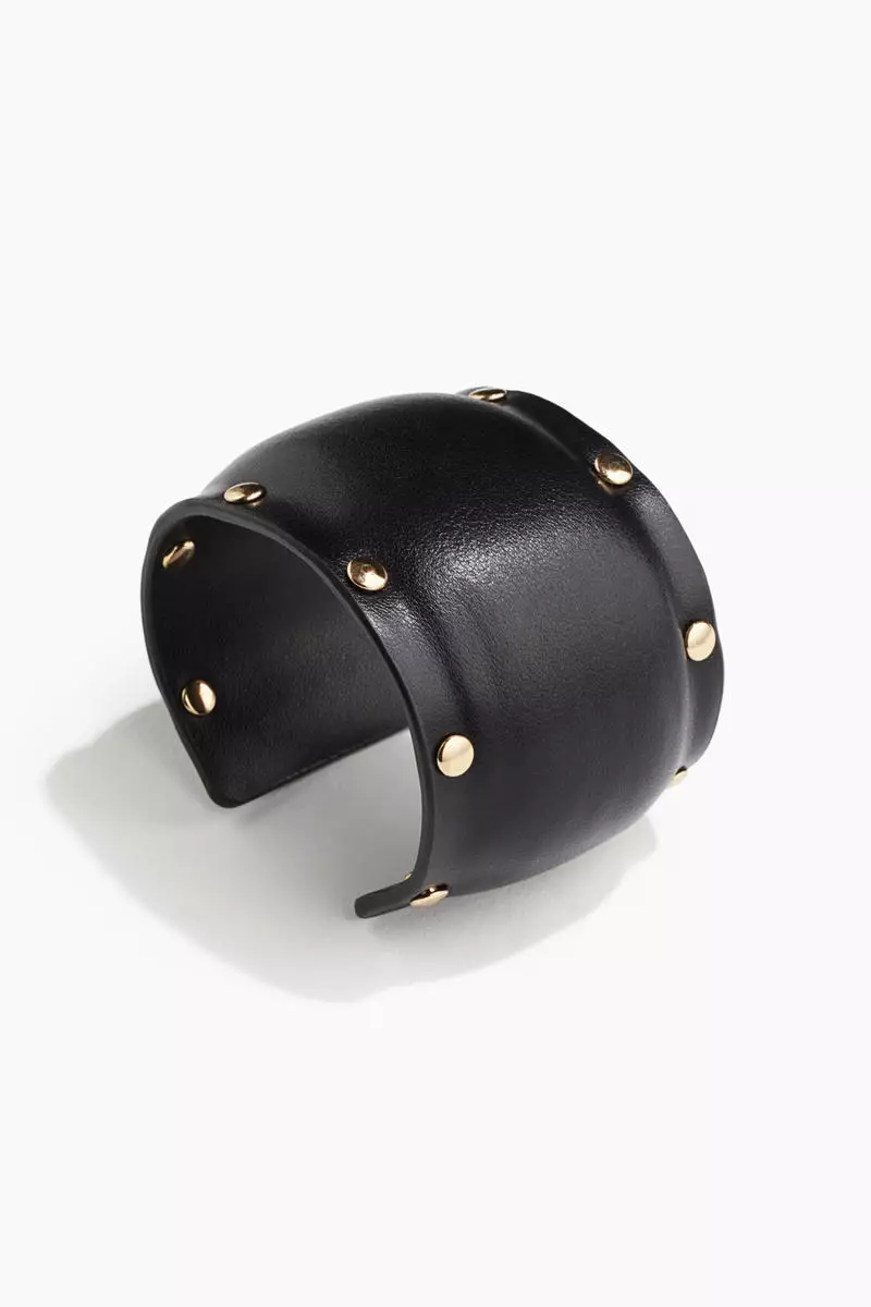Coated cuff bracelet