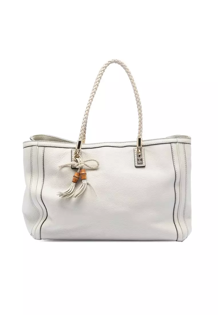 Pre-Loved Gucci Medium Leather Bella Tote