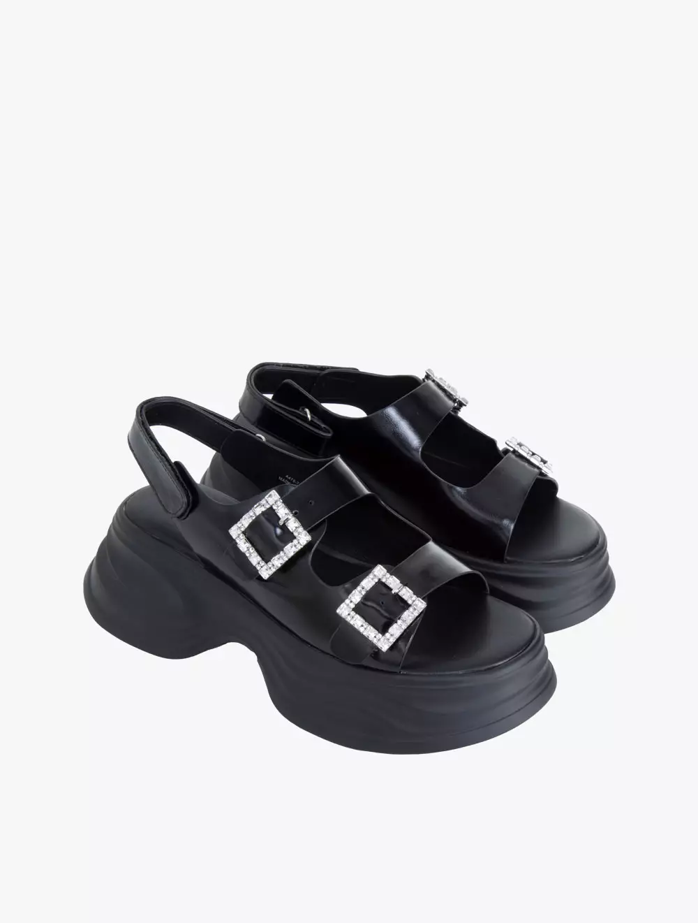Staccato A4787-005 Wedges Sandals - Black