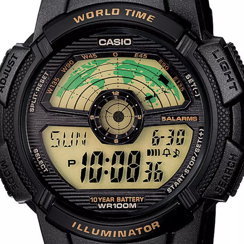 Casio Jam Tangan Pria AE-1100W-1BVDF Original