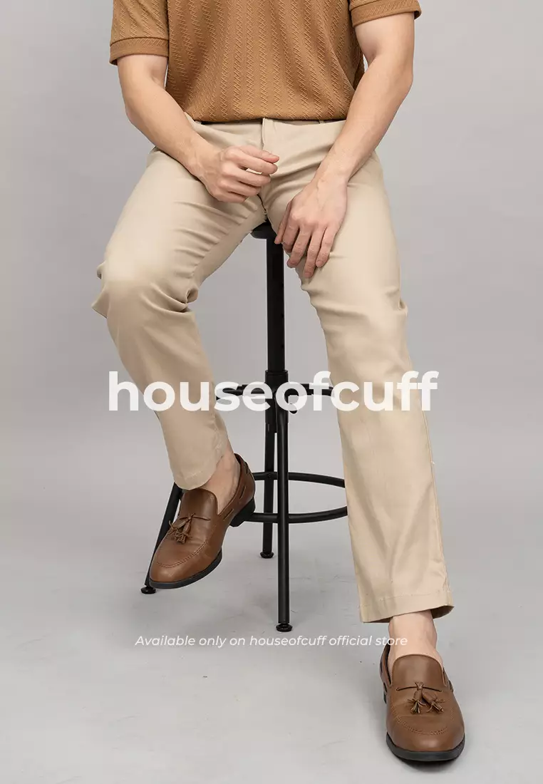 Houseofcuff Celana Panjang Chino Loose Fit Krem