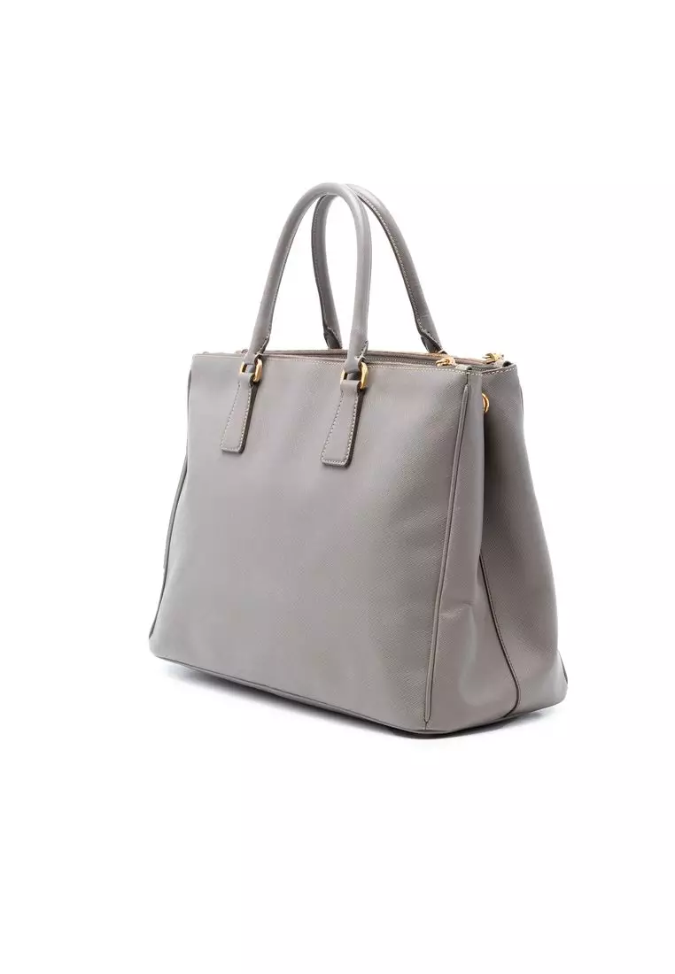 Pre-Loved Prada Large Saffiano Lux Galleria Double Zip Tote