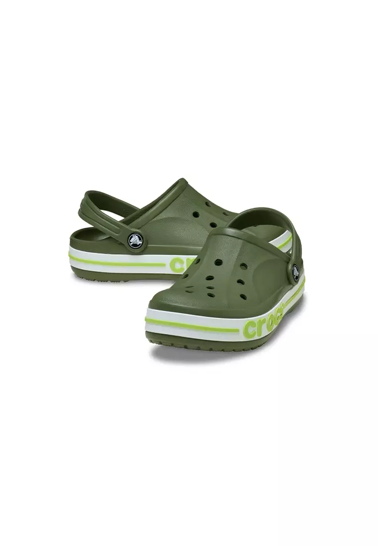 Kids' Bayaband Clog in Army Green/Lime Punch