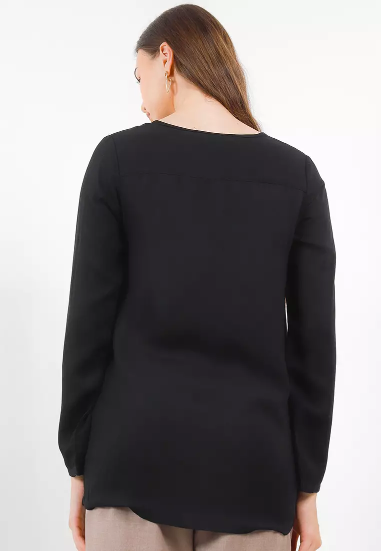 Kartine Blouse In Batik Print