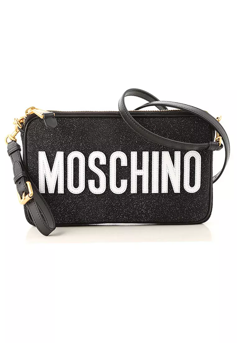 Moschino, Bags, New In Box Moschino Paint Effect Logo Pouch