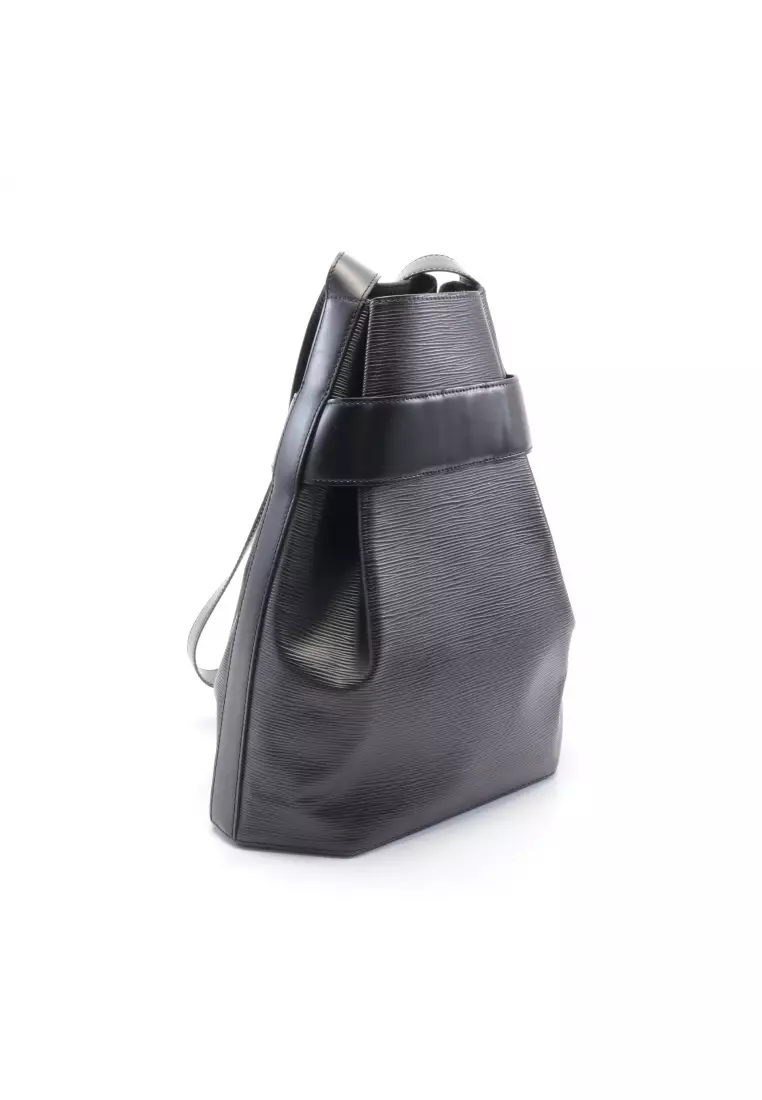 Louis Vuitton Noir Epi Leather Sac d'Epaule Bag Louis Vuitton