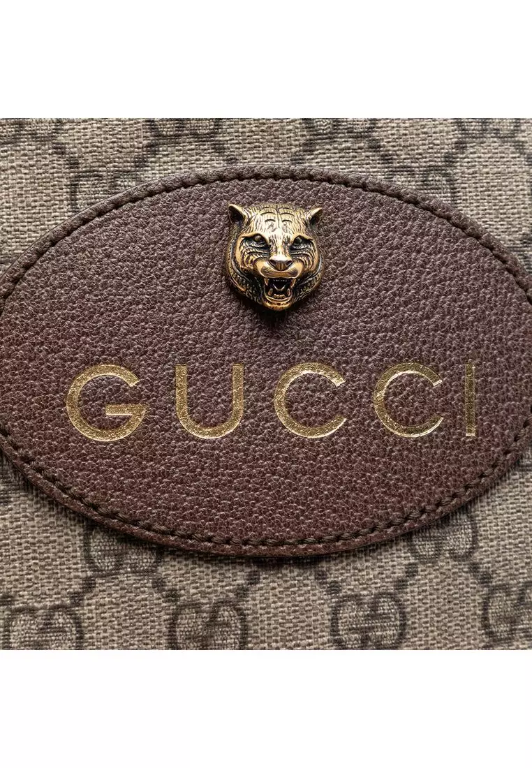 Pre-Loved Gucci Gg Supreme Neo Vintage Drawstring Bucket Bag