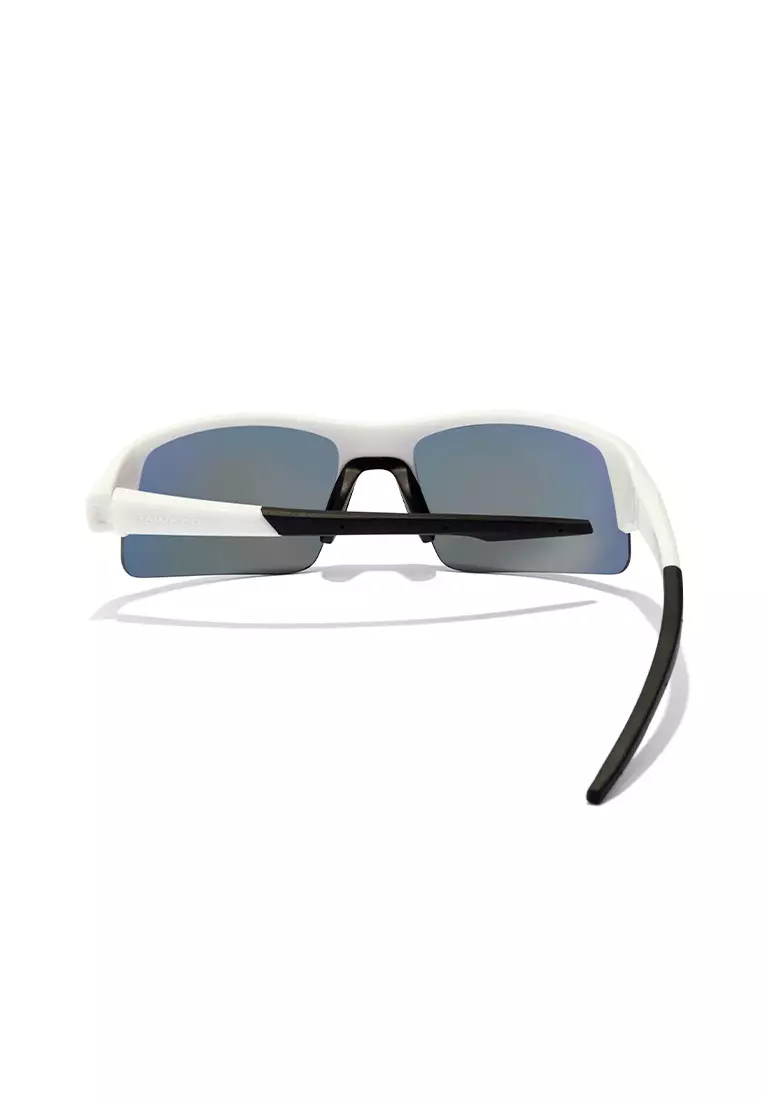 HAWKERS White Nebula BAT Sunglasses for Men and Women, Unisex. UV400 Protection. Official Product designed in Spain