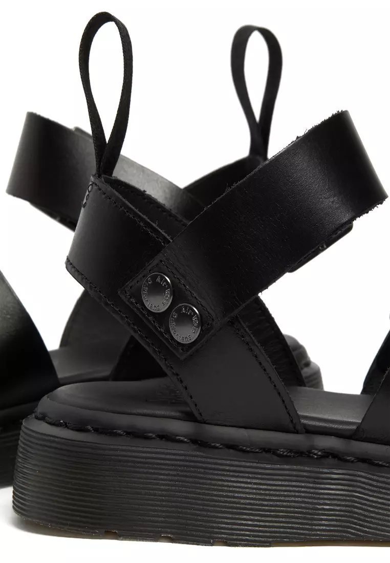 Gryphon Brando Leather Gladiator Black Sandals - Men