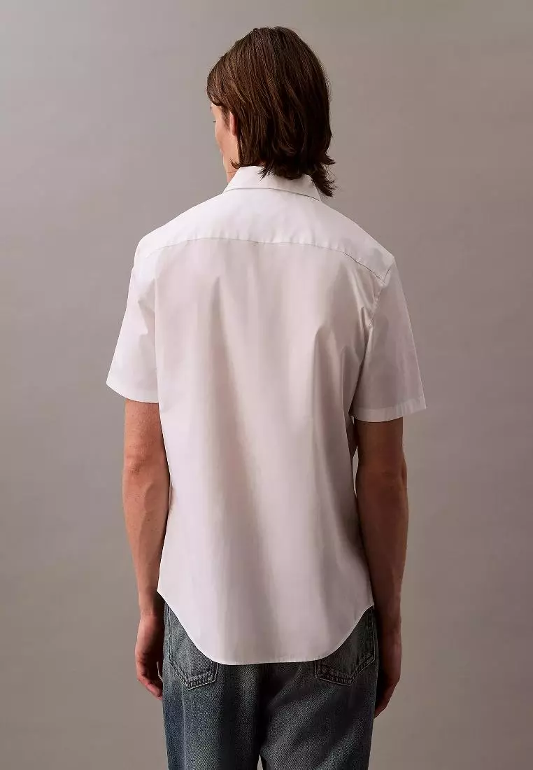 CKJ Woven Tops White