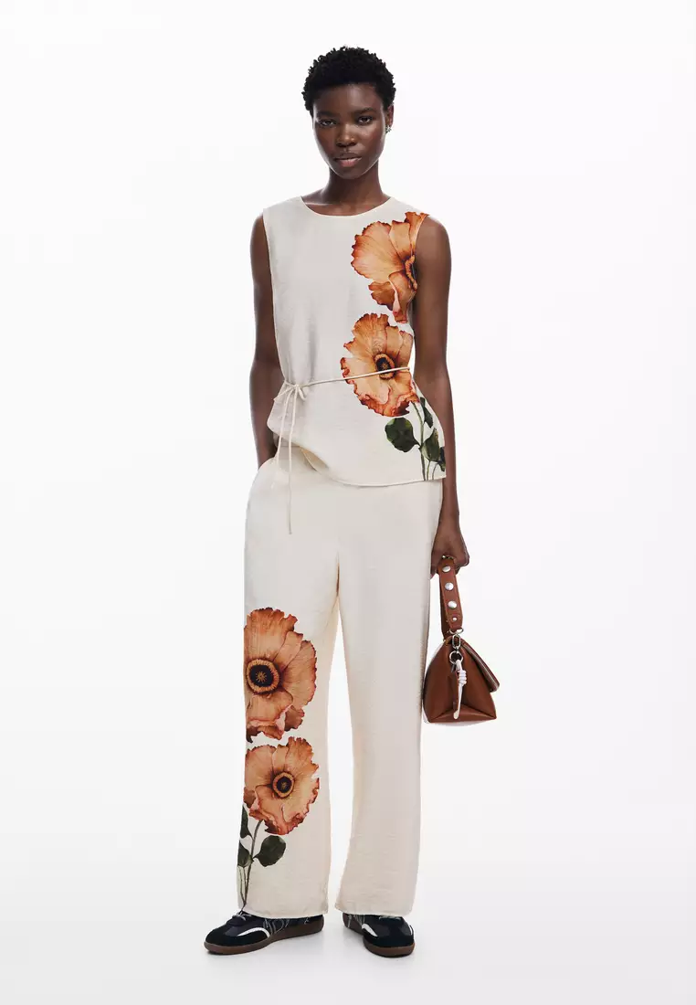 Desigual Woman Floral pants