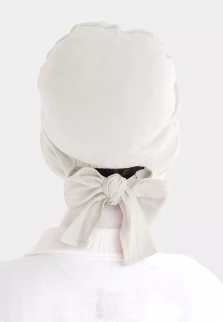 Cotton Bee - Inner Ciput Tencel | Ciput Hijab | Inner Hijab - Broken White