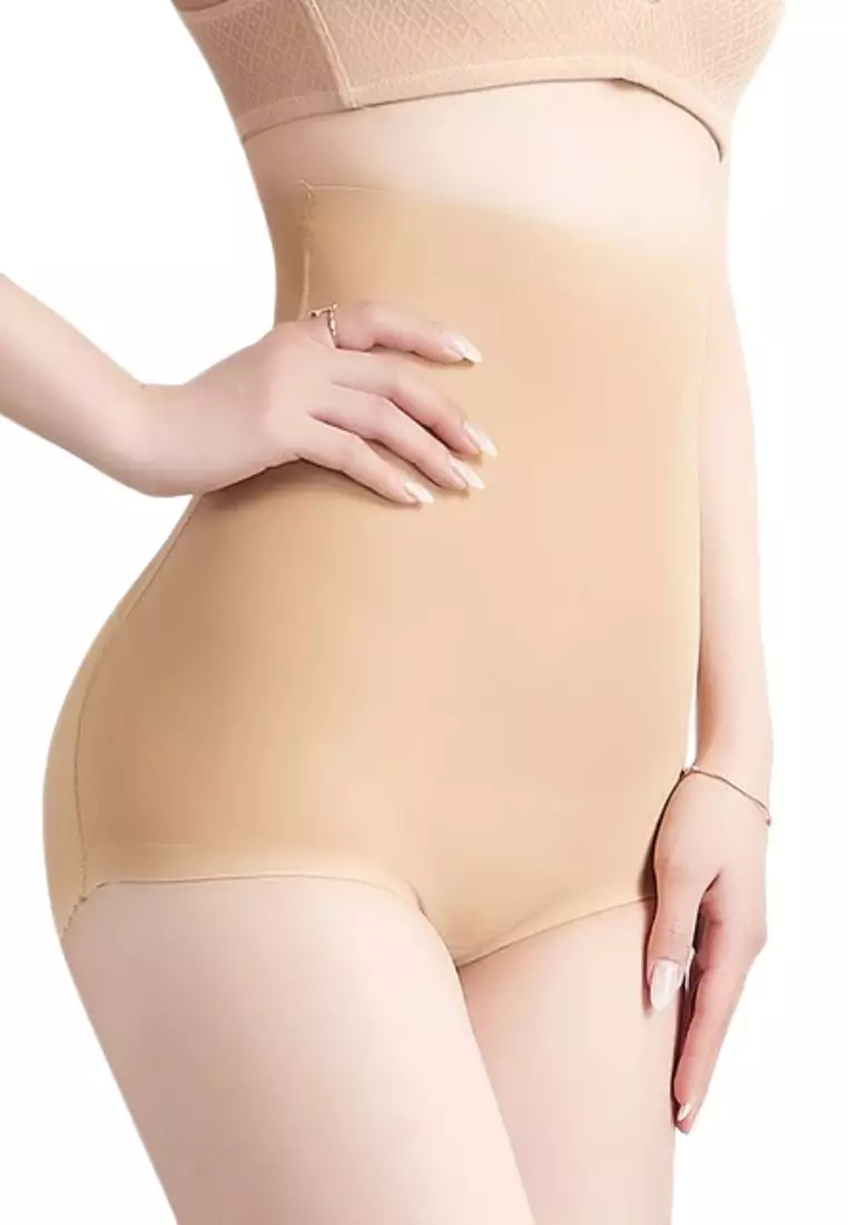 2 Pack Karla Butt Lifter High Waisted Panties Seamless Padded Underwear Hip Pads Enhancer Panty in Nude and Black
