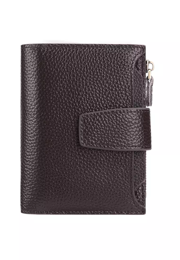 Pebbled Cow Leathers Short Wallet