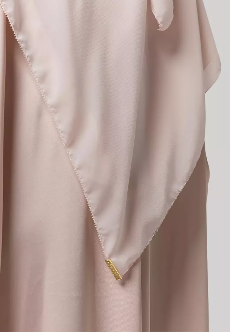 Kami CALM Syar'I Scarf Plain Pale Blush