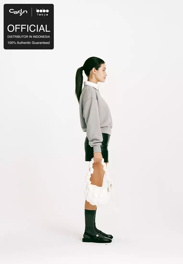 Tas Carlyn - Poing Glow Pearl White - Official Bobo Tokyo