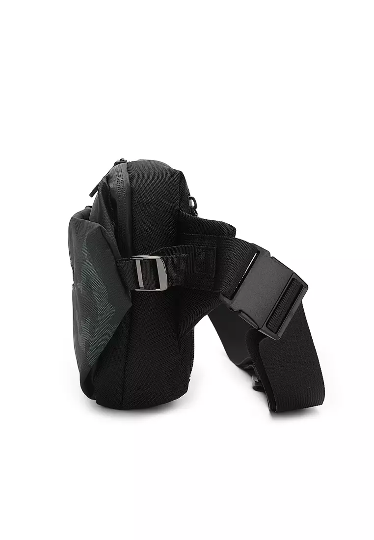 Camouflage Waist Bag / Belt Bag / Chest Bag - Black