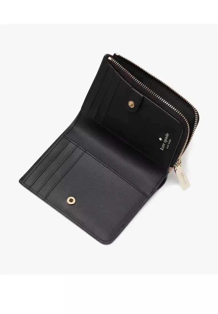 Madison Colorblock Small L Zip Wallet