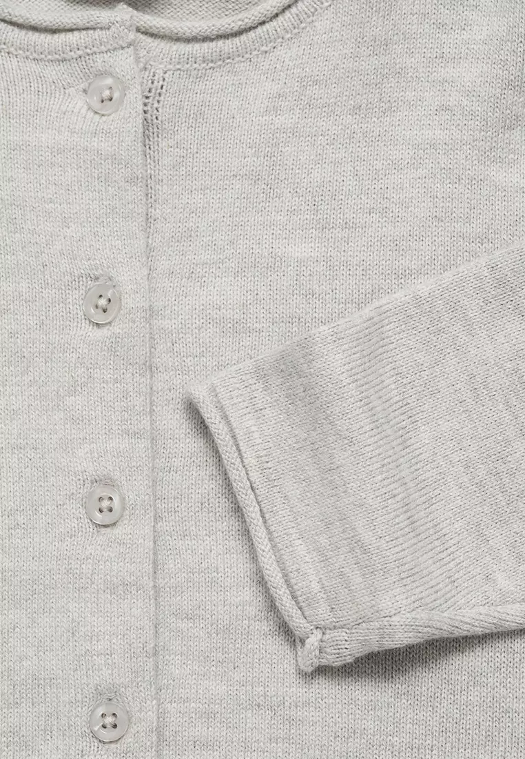 Knitted Buttoned Cardigan