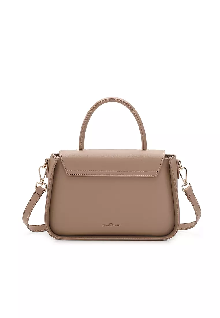 Women's Top Handle Bag / Sling Bag / Crossbody Bag / Shoulder Bag (Tas Tangan Wanita / Tas Selempang Wanita / Tas Bahu Wanita) - Cokelat