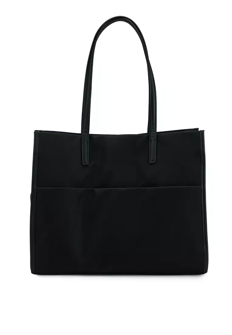 Buy agnès b. Nylon Shoulder Tote Bag 2024 Online | ZALORA