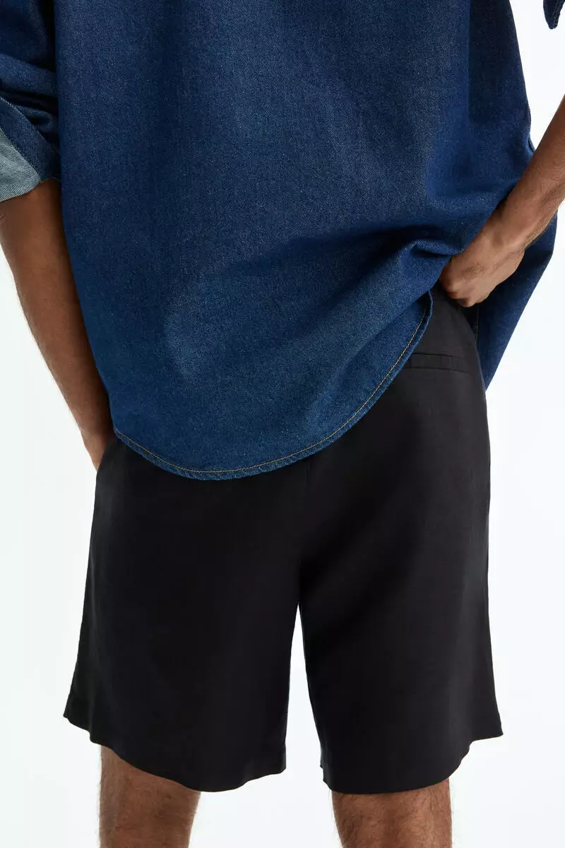 Relaxed Fit Linen shorts