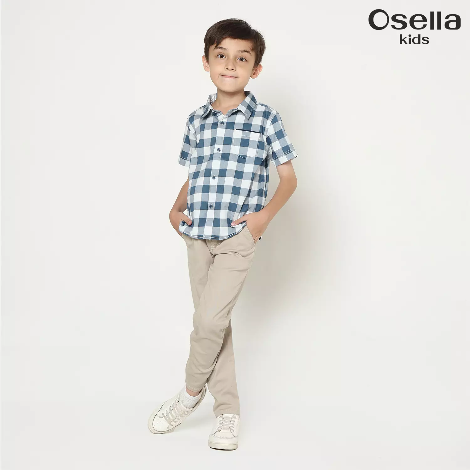 Osella Filly Slim Fit Chino Pants 228P500745 | Celana Panjang Anak Laki Laki