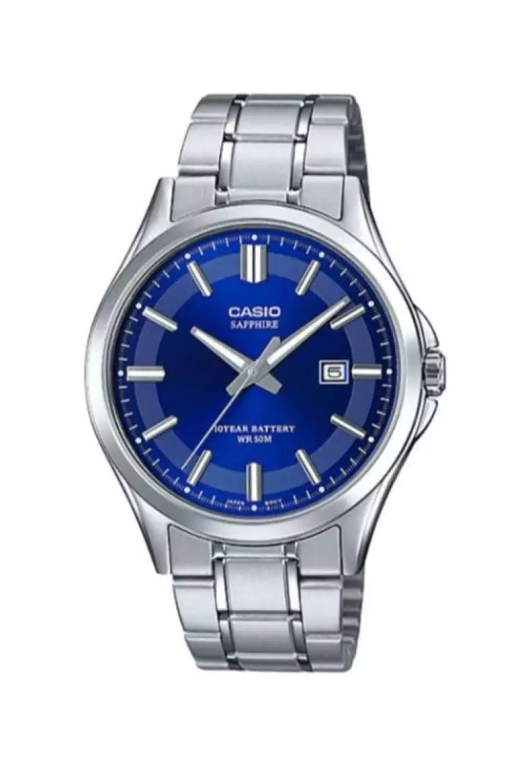 Buy Casio Watches Casio Men s Analog Watch MTS 100D 2AV Stainless