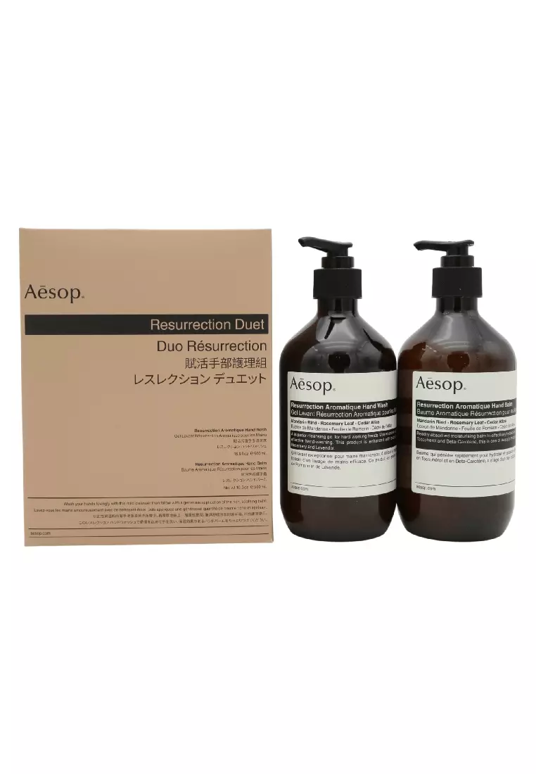 AESOP Resurrection Hand Care Duet 2026 | Buy AESOP Online | ZALORA