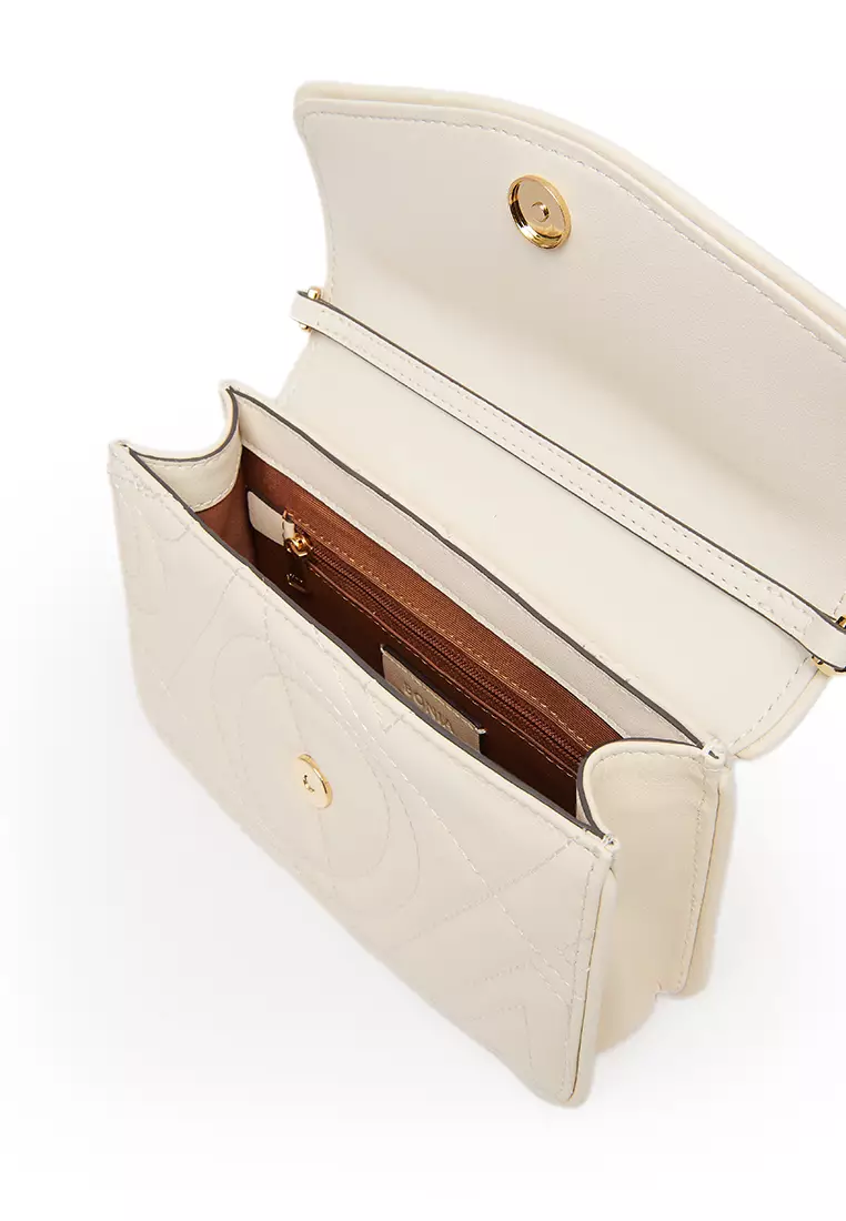 Camilla Beige Mini Crossbody Bag
