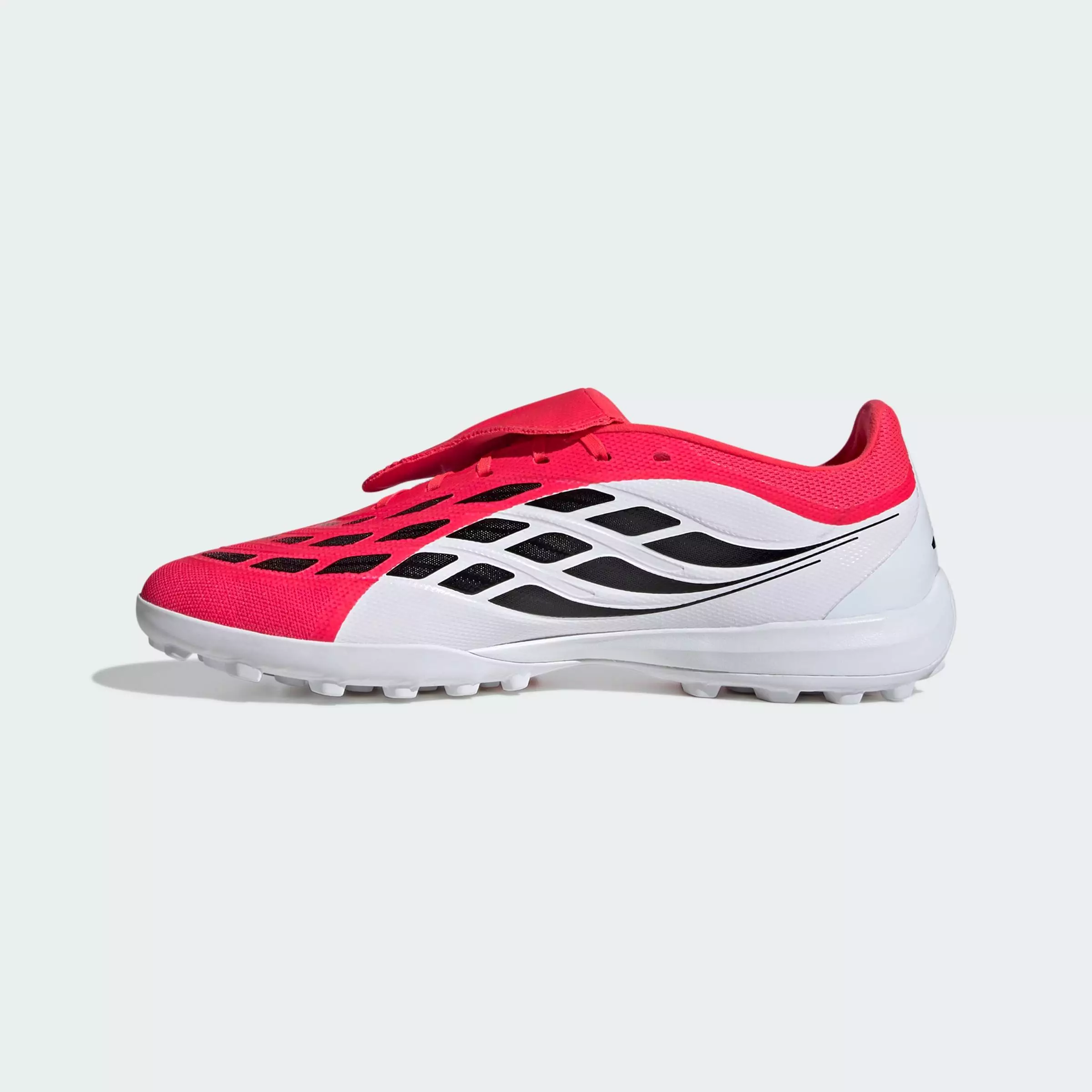 Football PREDATOR LEAGUE Fold-Over Tongue Turf Football Shoes Unisex Red JR7873