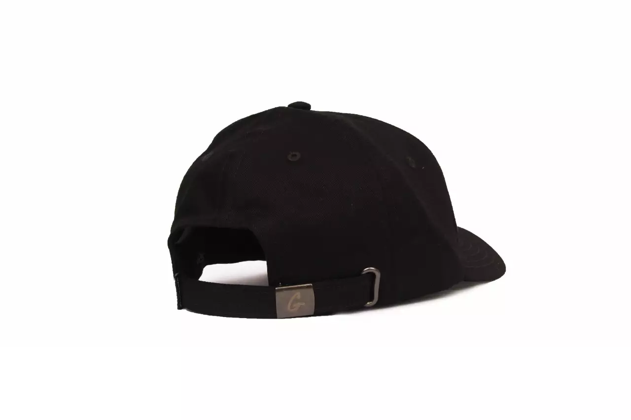 L-Curved Topi Polocaps Hat Black