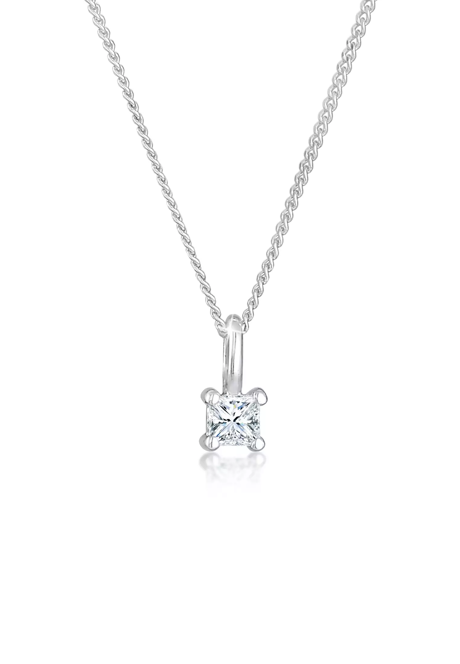 Gold hot sale solitaire pendant