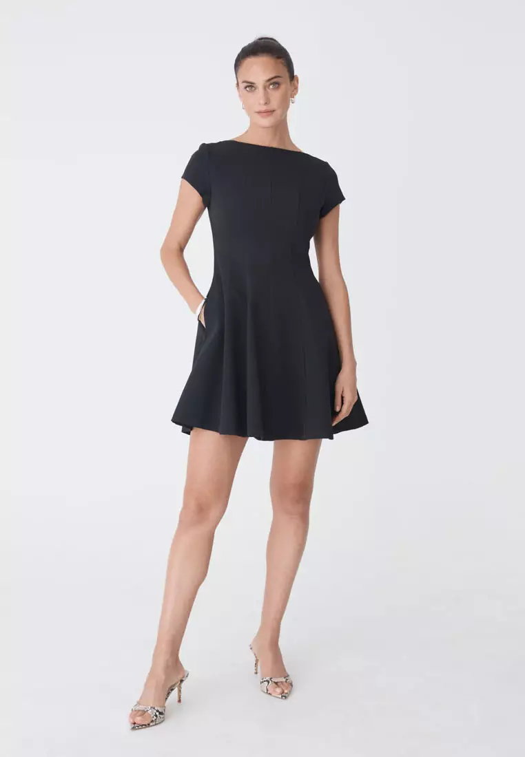 Darcy Short Sleeve Panel Dress