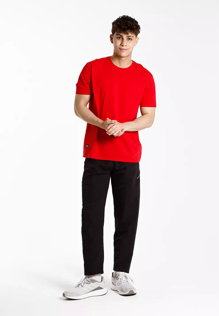 Forest Plus Size T Shirt Men 100% Cotton Soft Unisex Round Neck Big Size Plain Tee | PL23585-51Red