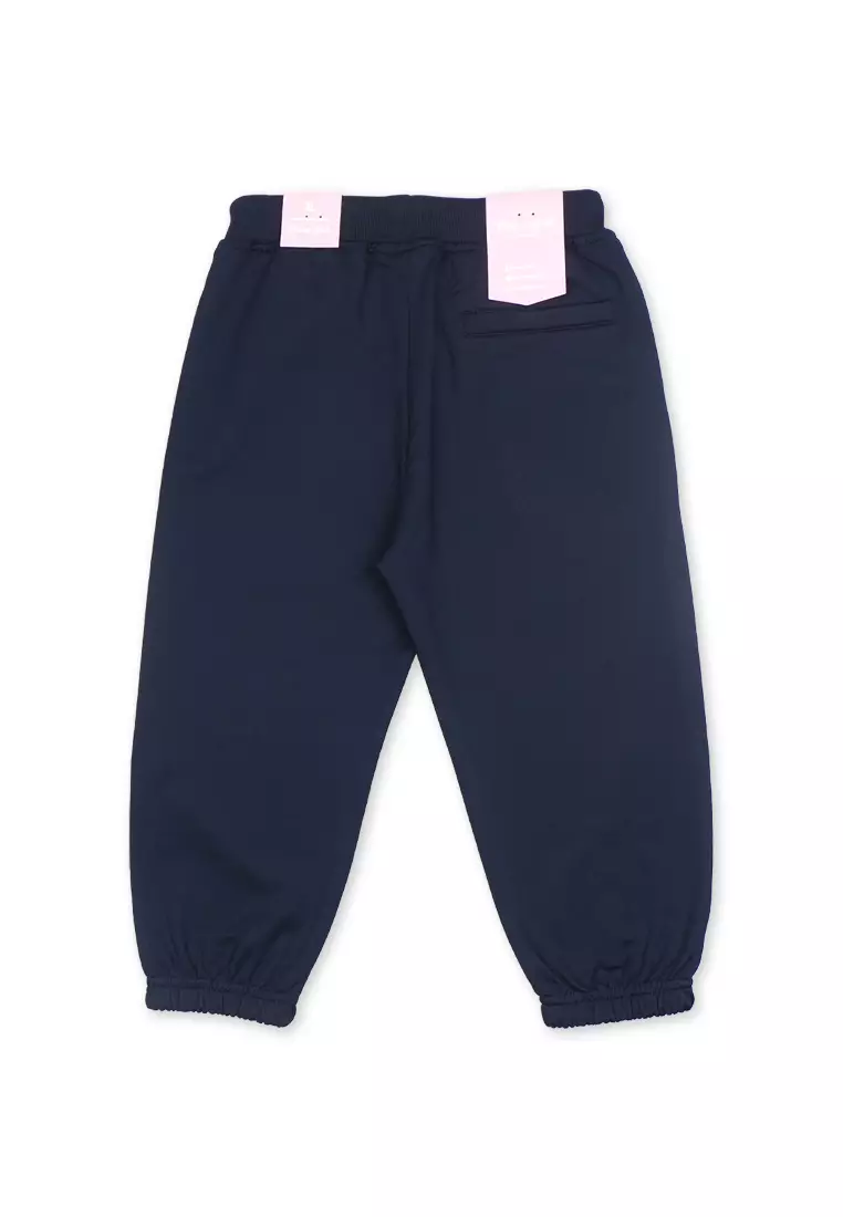 Girls Fleece Jogger Pants with Embroidery