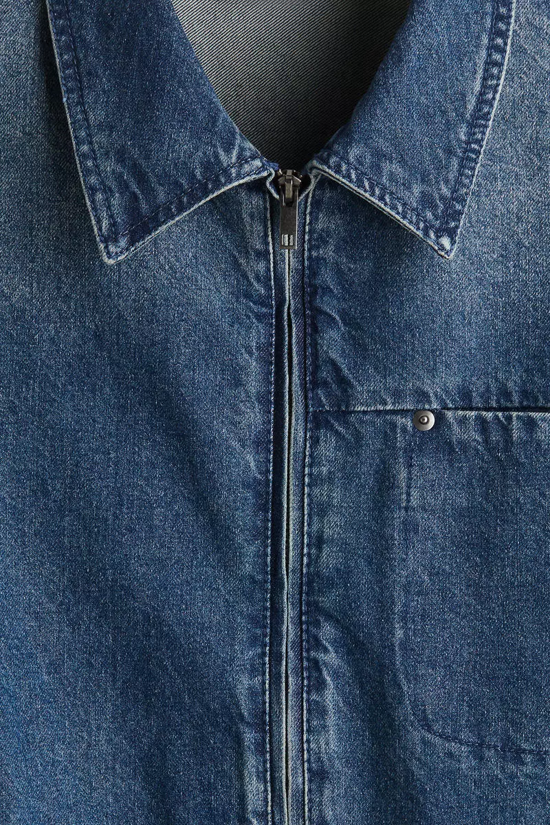 Loose Fit Denim utility jacket