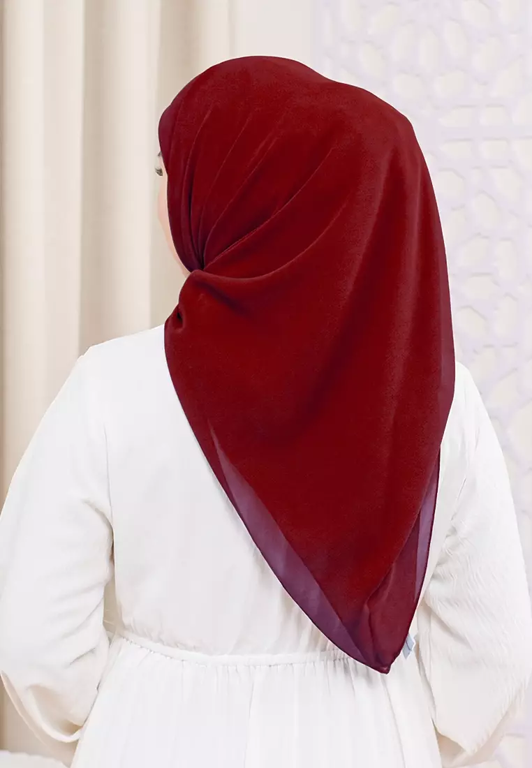 HIJAB INSTAN ALINE - DEEP MAROON