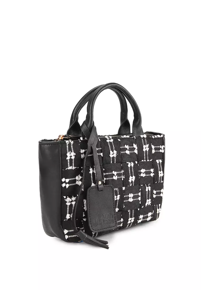 Anjani Handbag - Tas Anyaman Wanita Kulit Asli - Genuine Leather Bag Elegan & Premium