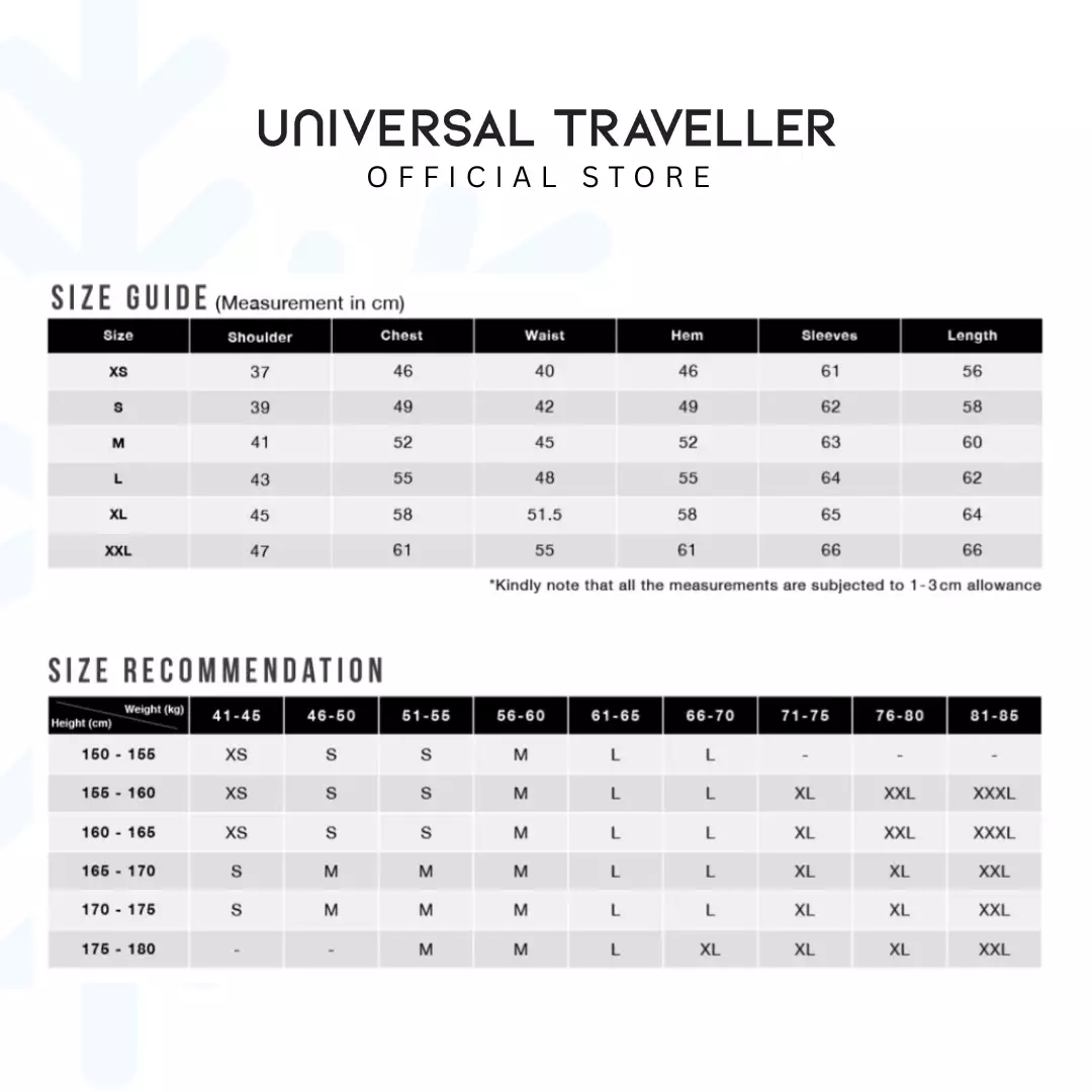 UNIVERSAL TRAVELLER Concealed Hood Slim Fit Down Jacket DJW24022