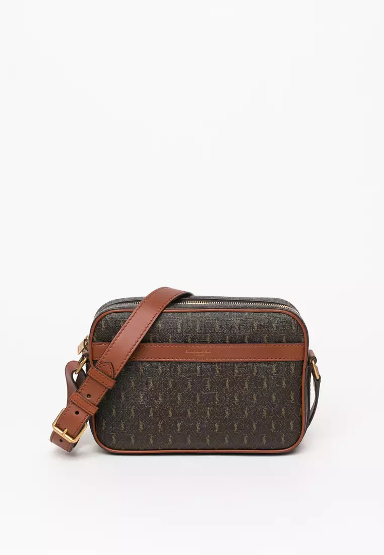 Saint Laurent Le Monogramme Crossbody Bag - Brown