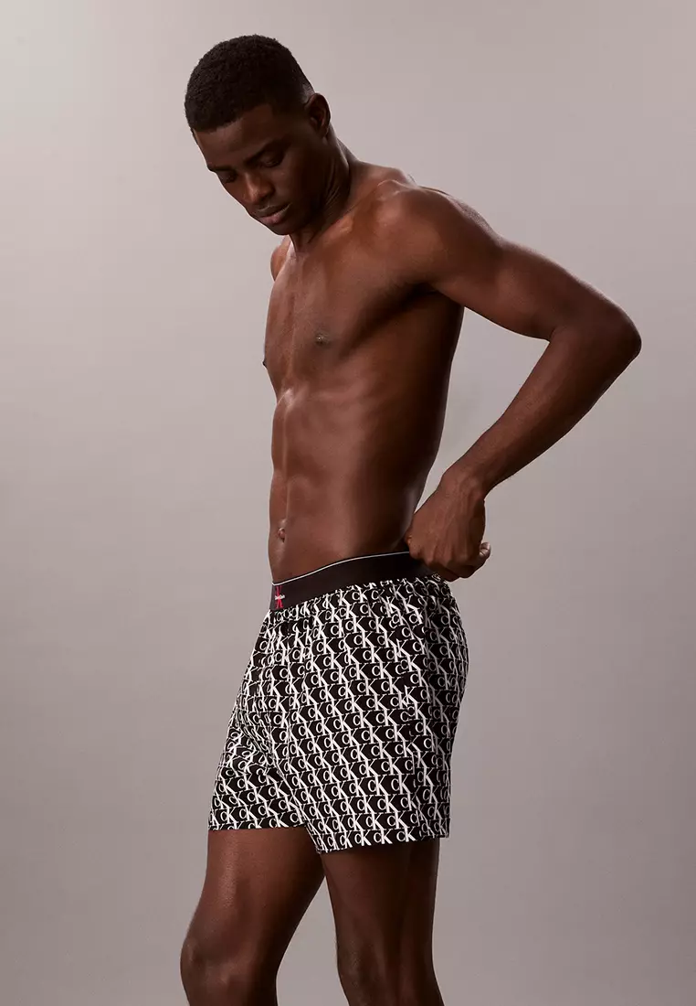 Cotton Monogram Slim Boxers - Calvin Klein Underwear