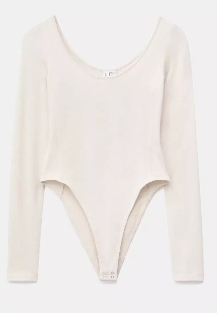 Scoop-Neck Bodysuit
