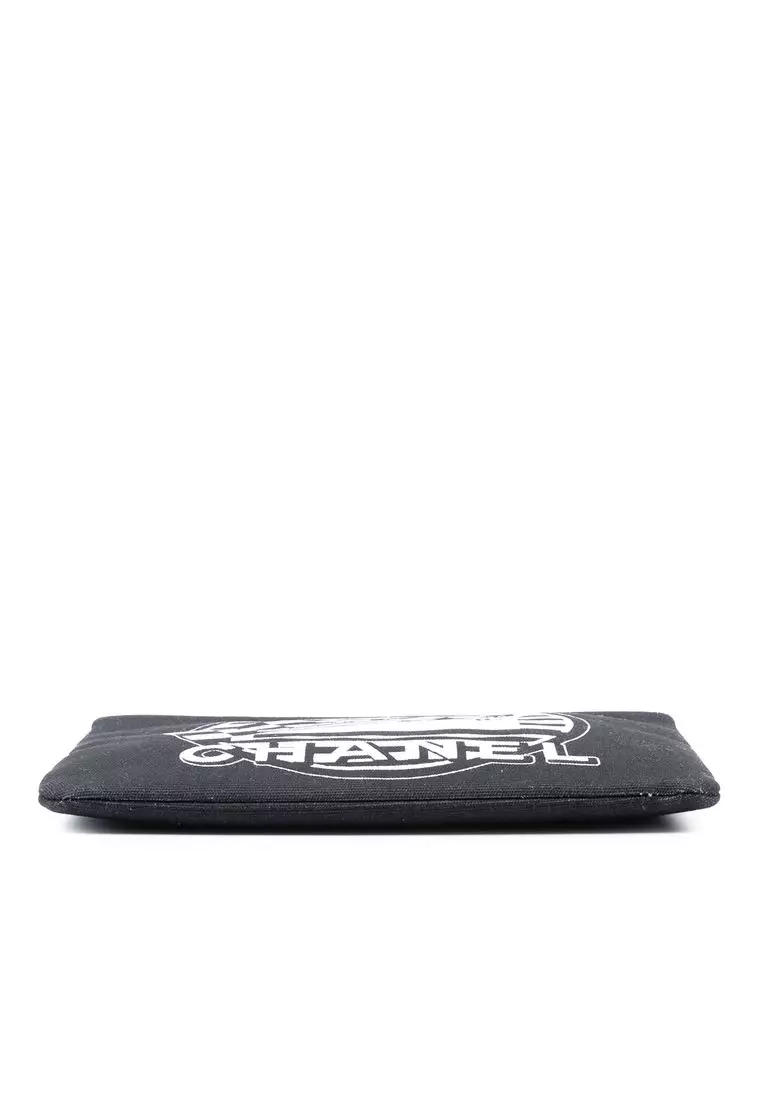 Pre-Loved Chanel Medium Canvas La Pausa Zip O Case Clutch