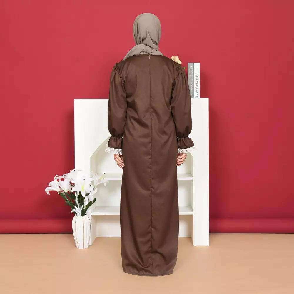 Eliana Rubber Dress - Mahogany M19933 R77S2