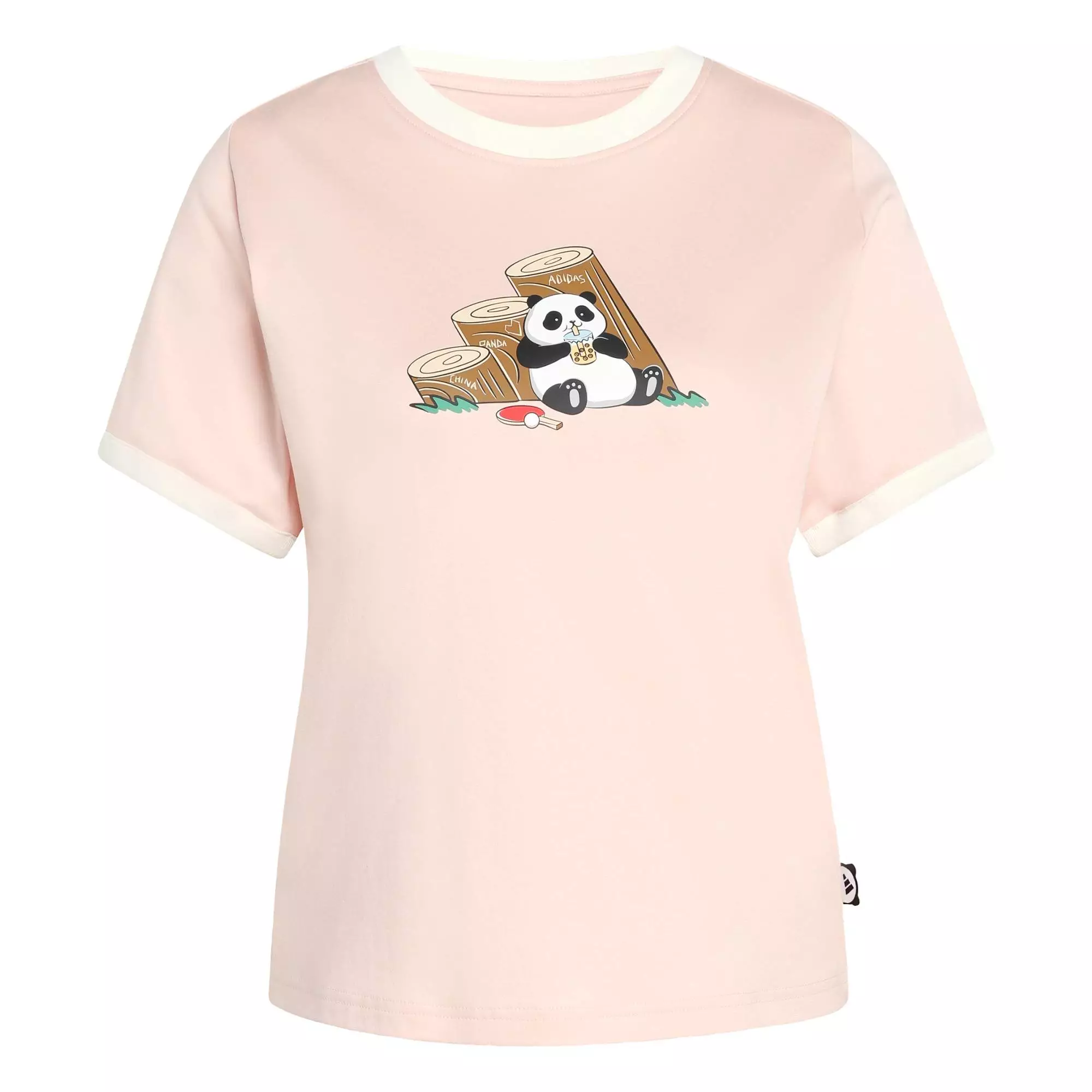 Buy ADIDAS Lifestyle Panda Chill Graphic T-Shirt Women Pink KB7213