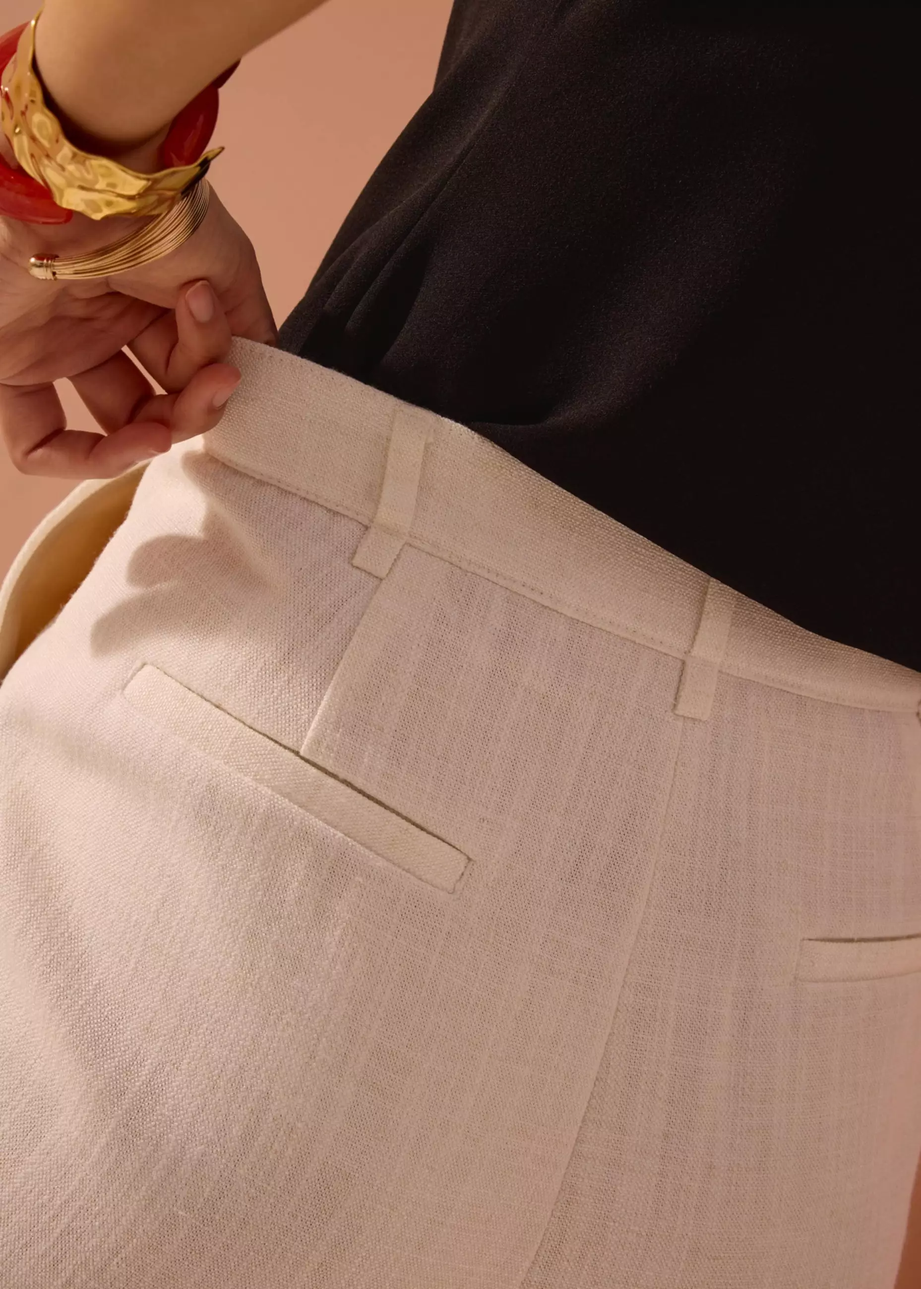 Celana Panjang Wanita - Leggy™ Pvara Textured Flare Pants